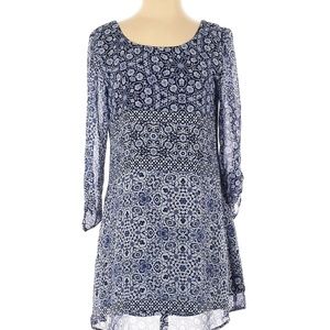 Speechless blue and white dress.